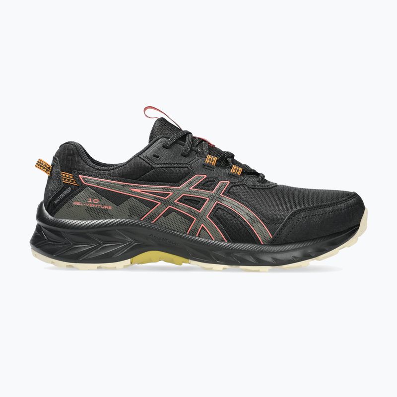 ASICS Gel-Venture 10 vízálló női futócipő fekete/barna kő 8