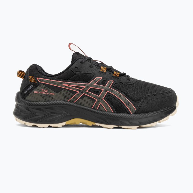 ASICS Gel-Venture 10 vízálló női futócipő fekete/barna kő 2