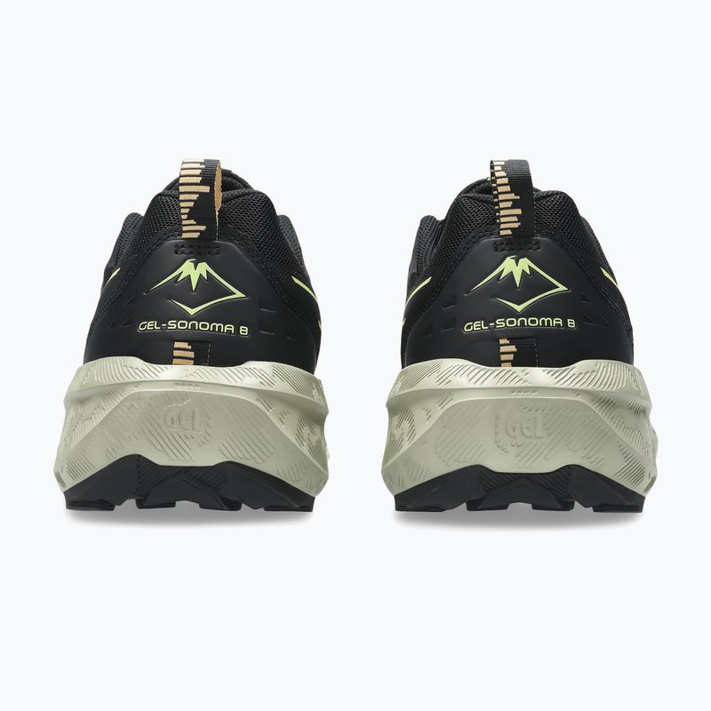 ASICS Gel-Sonoma 8 férfi futócipő fekete/lime zöld 5
