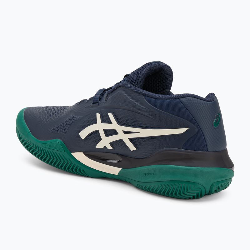Férfi teniszcipő Asics Gel-Resolution X Clay midnight/cream 3