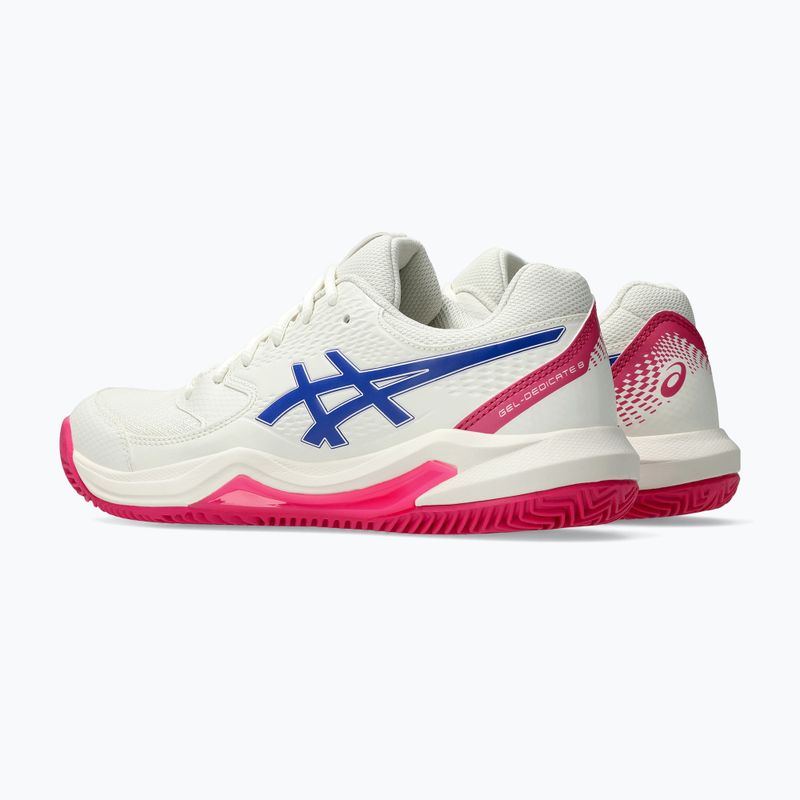 Női teniszcipő Asics Gel-Dedicate 8 Clay W krém/sötét kobalt 4