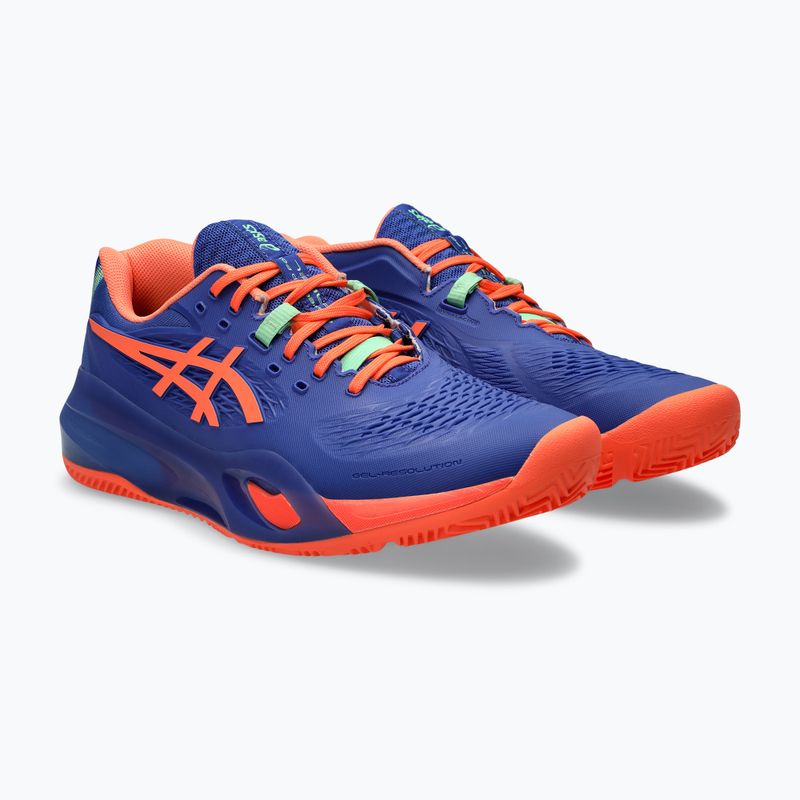 ASICS Gel-Resolution X férfi evezős cipő sötét kobalt/élénk korall 10