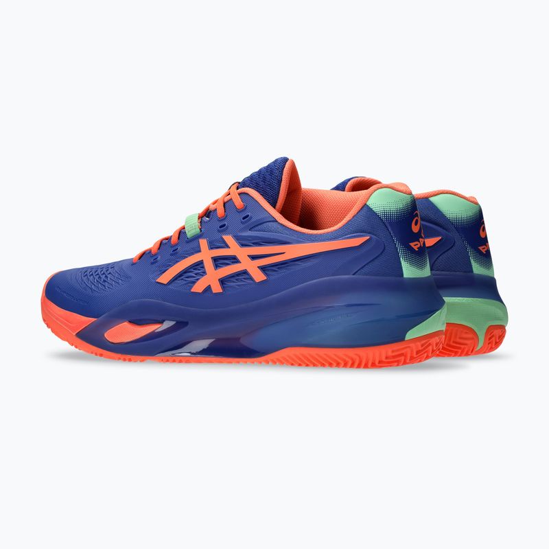 ASICS Gel-Resolution X férfi evezős cipő sötét kobalt/élénk korall 11