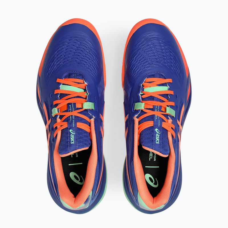 ASICS Gel-Resolution X férfi evezős cipő sötét kobalt/élénk korall 13