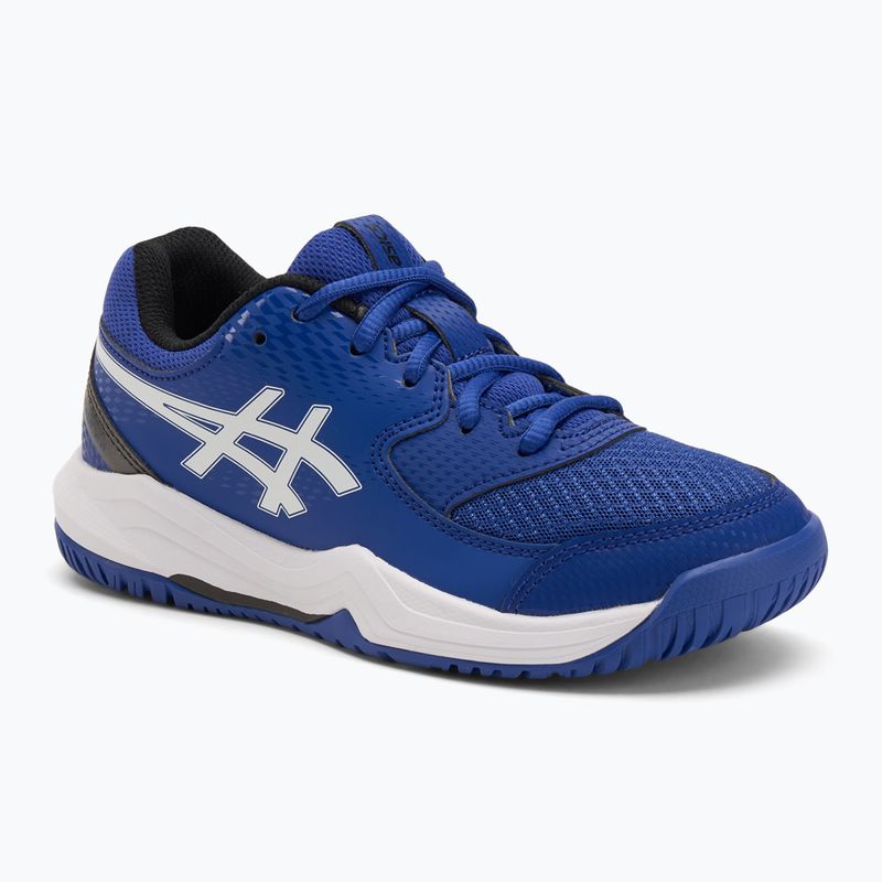 Asics Gel-Dedicate 8 GS Jr gyermek teniszcipő sötét kobalt/fehér