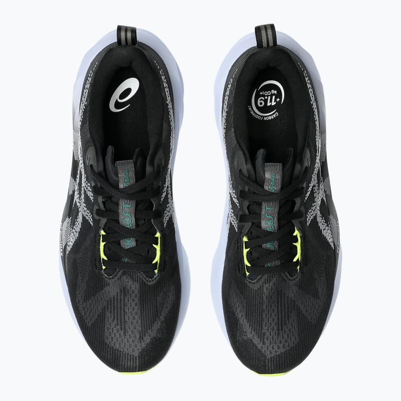 ASICS Novablast 5 férfi futócipő fekete/kék fade 7