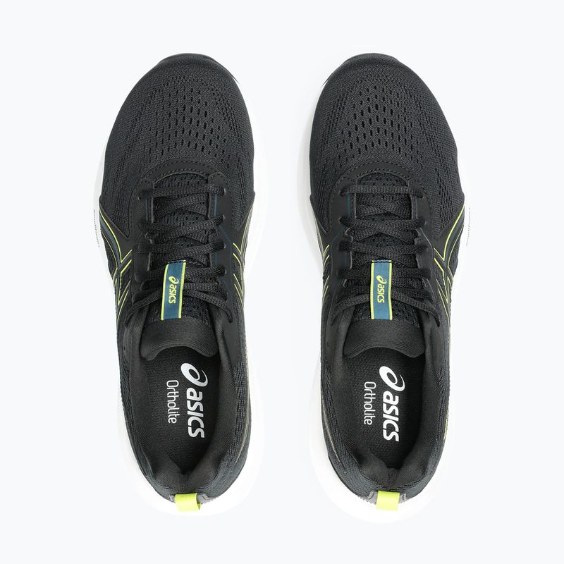 ASICS Gel-Contend 9 férfi futócipő fekete/citron 6