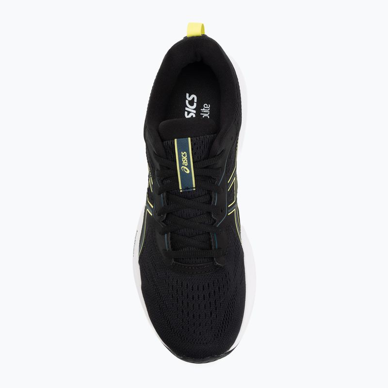 ASICS Gel-Contend 9 férfi futócipő fekete/citron 5