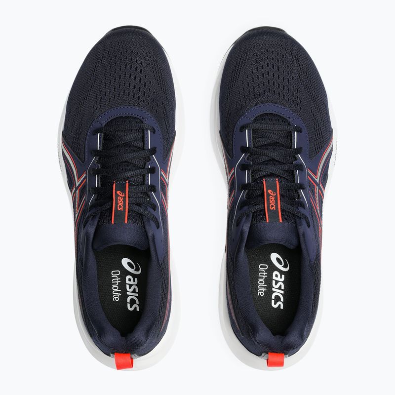 ASICS Gel-Contend 9 éjfél/vörös férfi futócipő 6