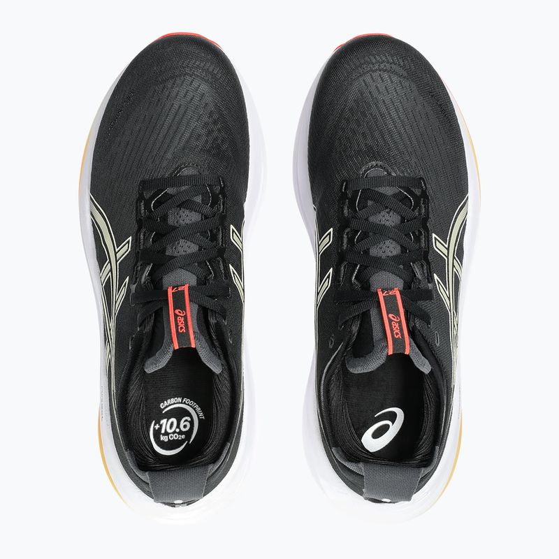 ASICS Gel-Nimbus 27 férfi futócipő fekete/kakk színű 6