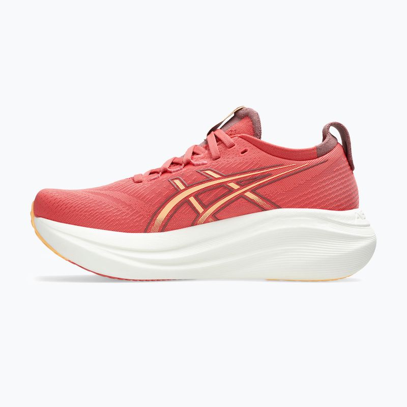 Asics Gel-Nimbus 27 női futócipő sötét rózsaszín agyag/narancs izzó 2