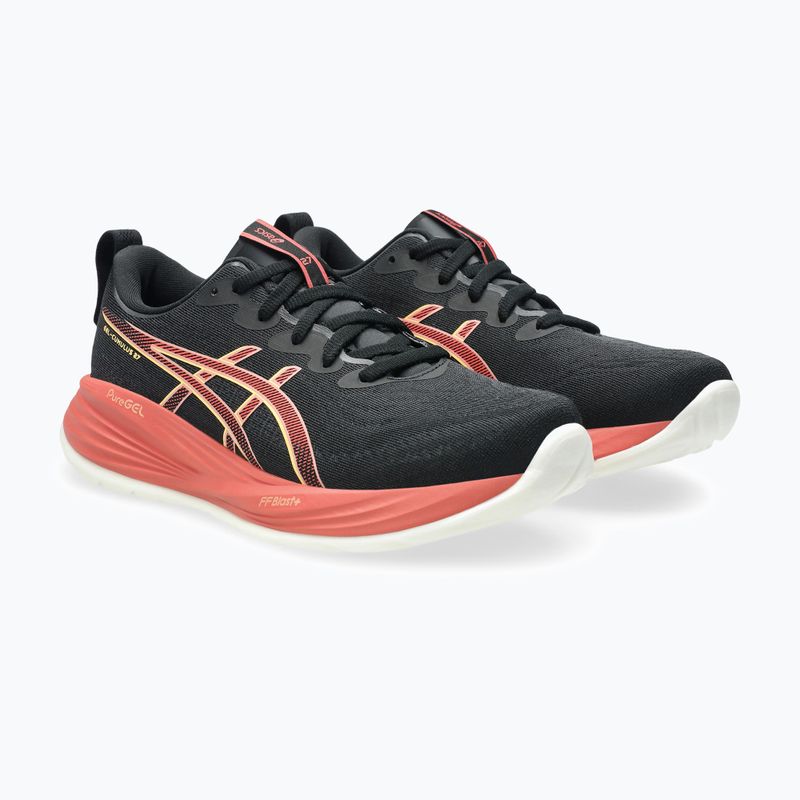 ASICS Gel-Cumulus 27 női futócipő fekete/narancssárga ragyogás 10