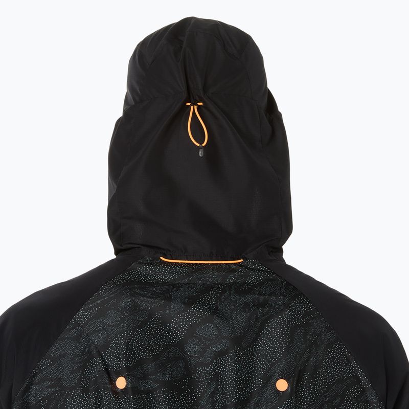 ASICS férfi Fujitrail Packable Windbreaker teljesítményű fekete futókabát 6