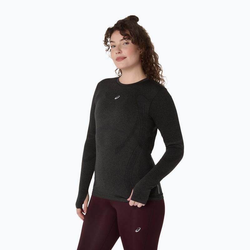 Női ASICS Road Seamless LS performance fekete hosszú ujjú futócipő 4