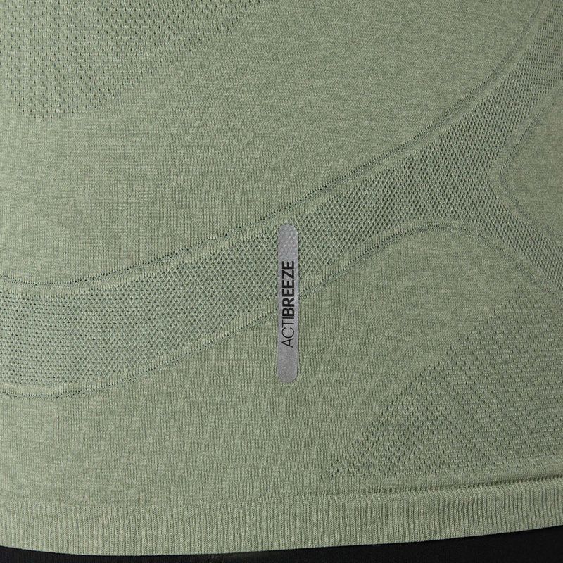 ASICS női futópóló Seamless monument kék/suttogás zöld 6