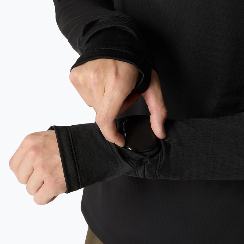 Férfi ASICS Road Winter Hoodie teljesítmény fekete futó melegítőfelső 11