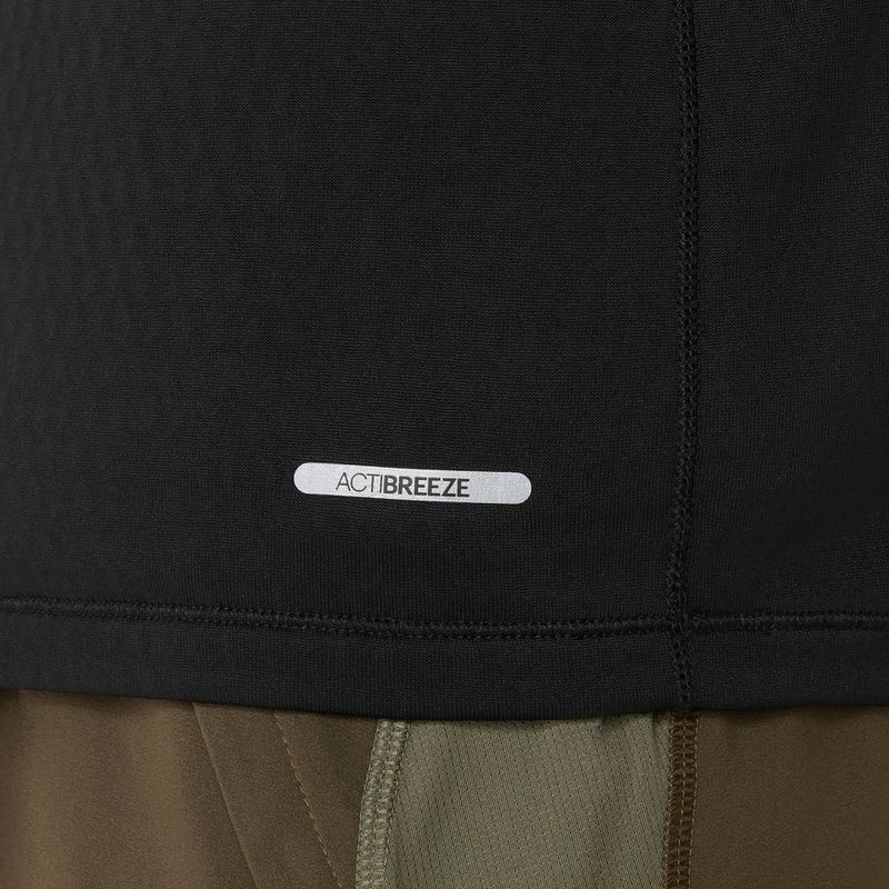 Férfi ASICS Road Winter Hoodie teljesítmény fekete futó melegítőfelső 12