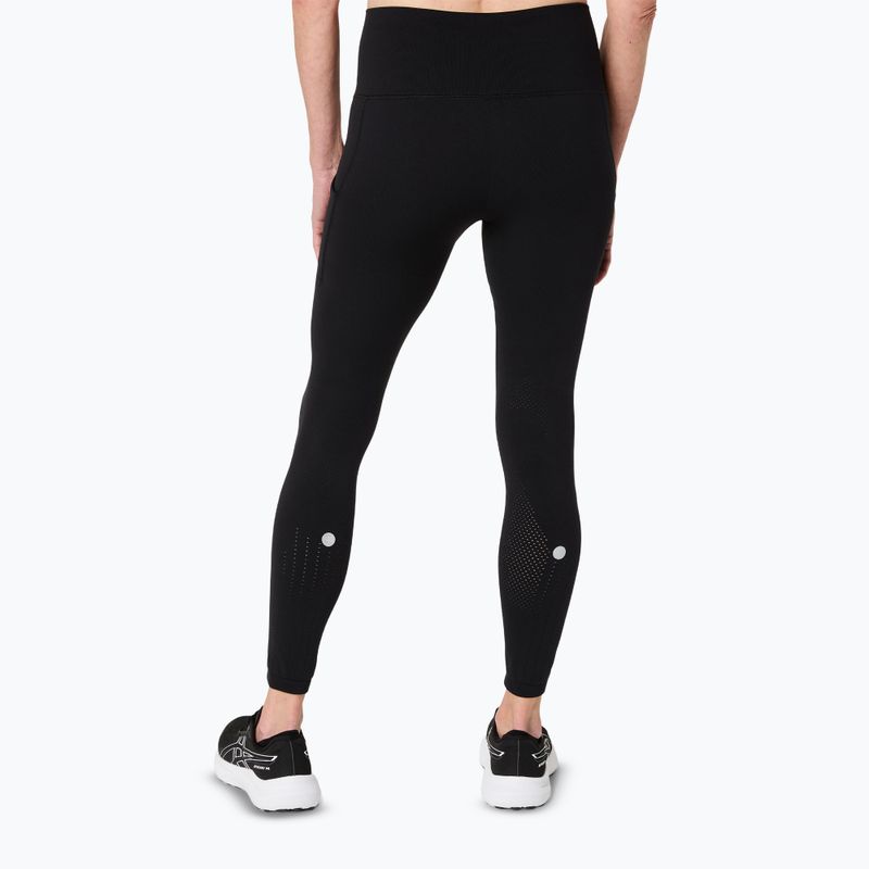 Női futó leggings ASICS Road Seamless teljesítmény fekete 3