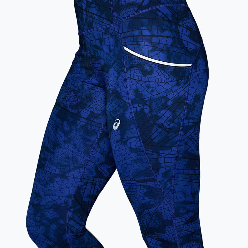 ASICS Road Lite-Show performance fekete/sötét kobalt női futó leggings 6