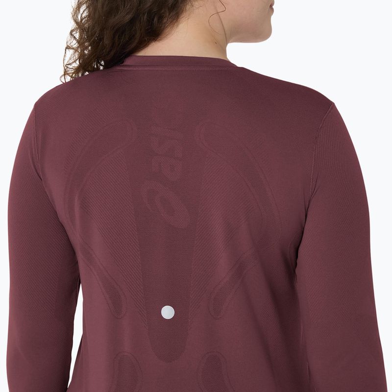 Női ASICS Road Seamless LS dark currant/port royal hosszú ujjú futócipő 5