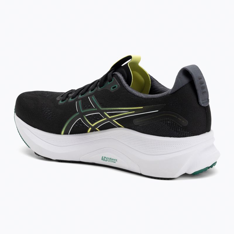 ASICS Gel-Kayano 32 férfi futócipő fekete/jasper zöld 3