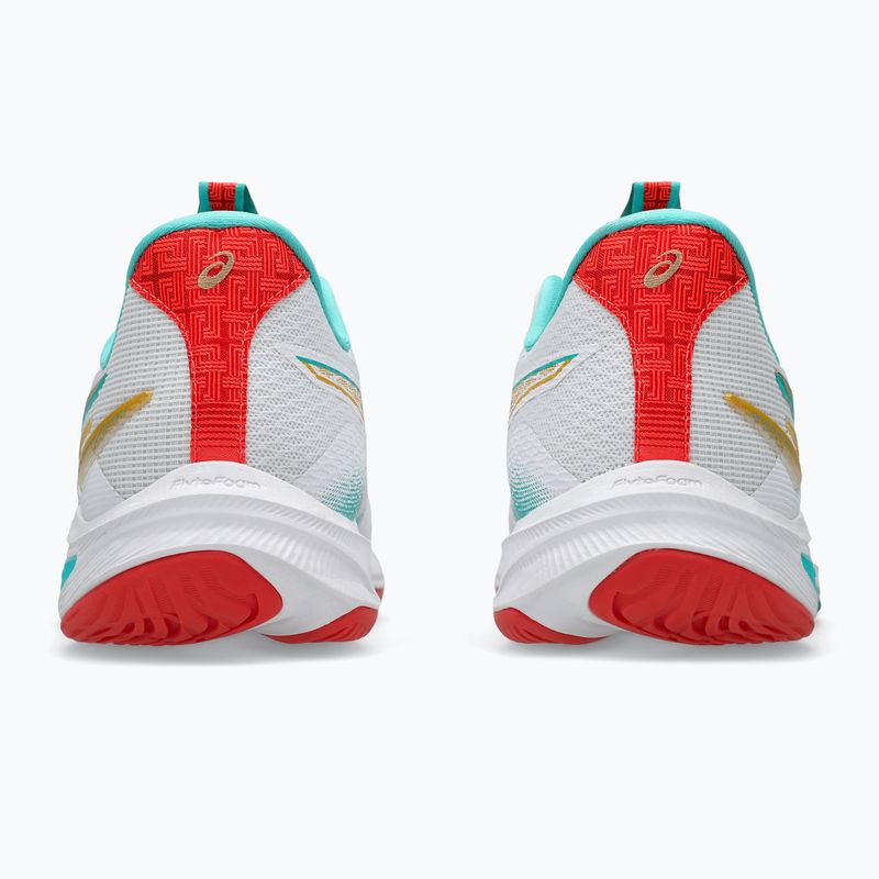 Női ASICS Netburner Ballistic FF 4 röplabdacipő fehér/tengerzöld 5