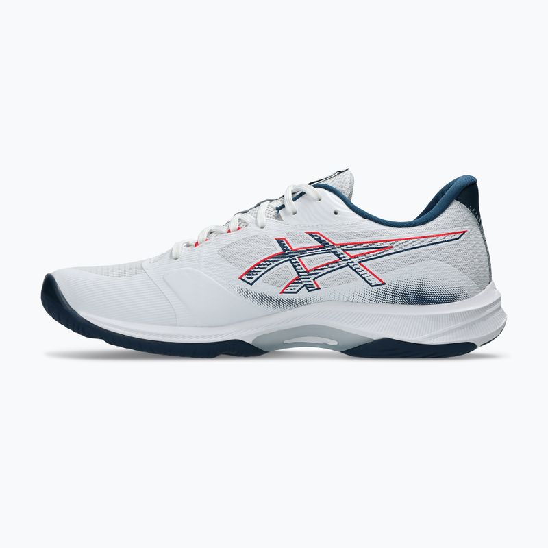 ASICS férfi röplabdacipő Netburner Ballistic FF 4 fehér/makó kék 2