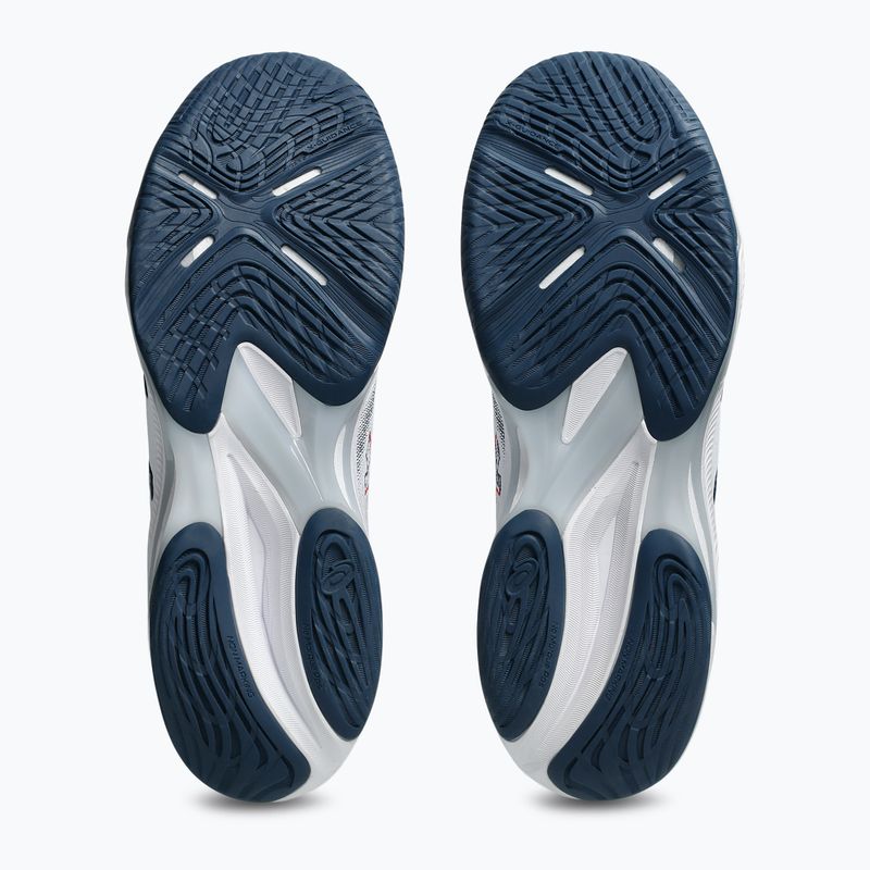 ASICS férfi röplabdacipő Netburner Ballistic FF 4 fehér/makó kék 3