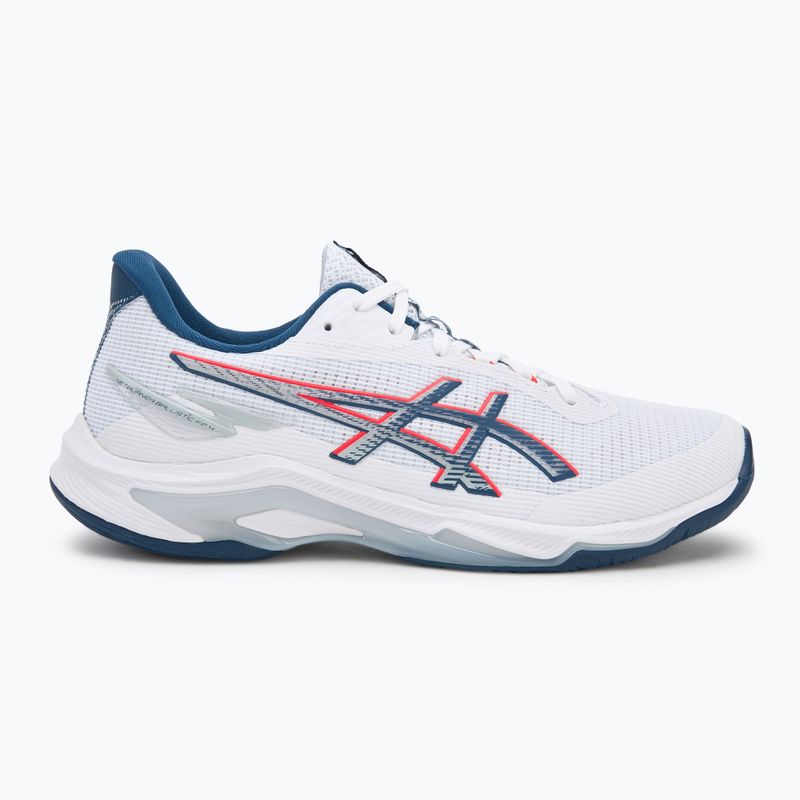 ASICS férfi röplabdacipő Netburner Ballistic FF 4 fehér/makó kék 2