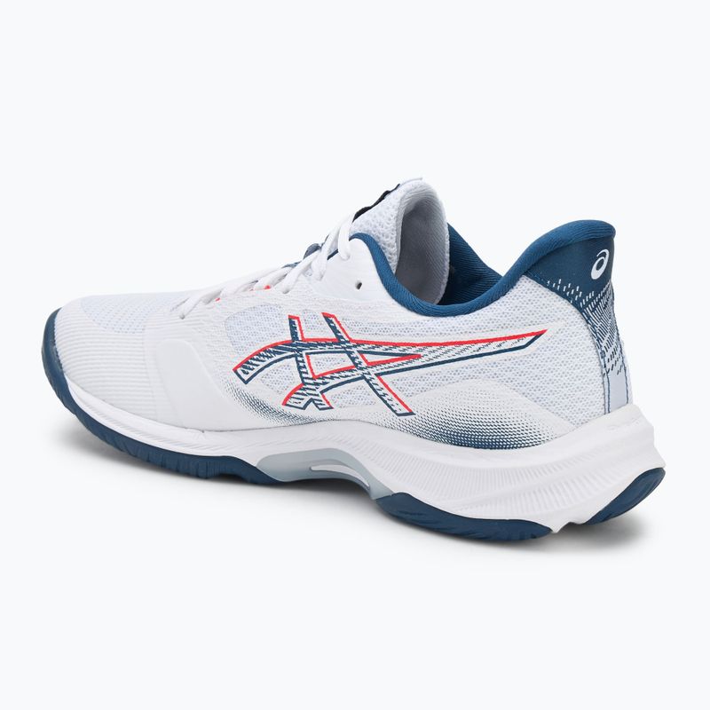 ASICS férfi röplabdacipő Netburner Ballistic FF 4 fehér/makó kék 3