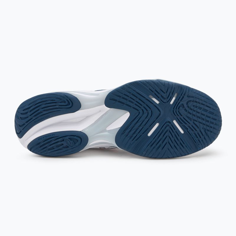 ASICS férfi röplabdacipő Netburner Ballistic FF 4 fehér/makó kék 4