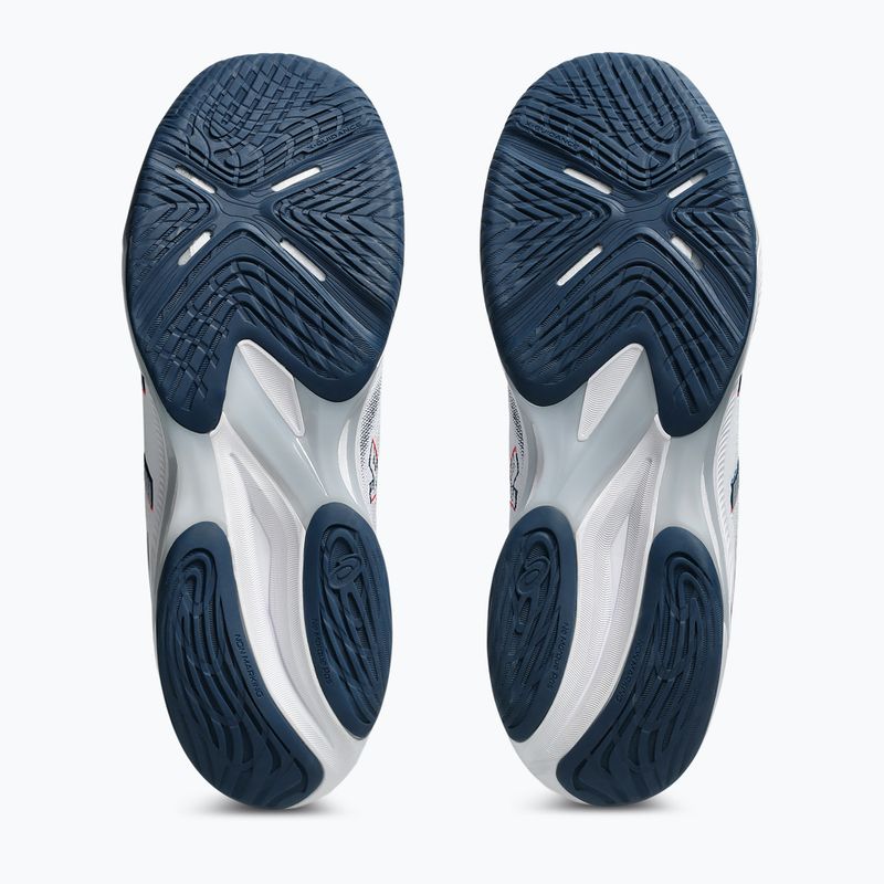 ASICS férfi röplabda cipő Netburner Ballistic FF 4 fehér/makó kék 3