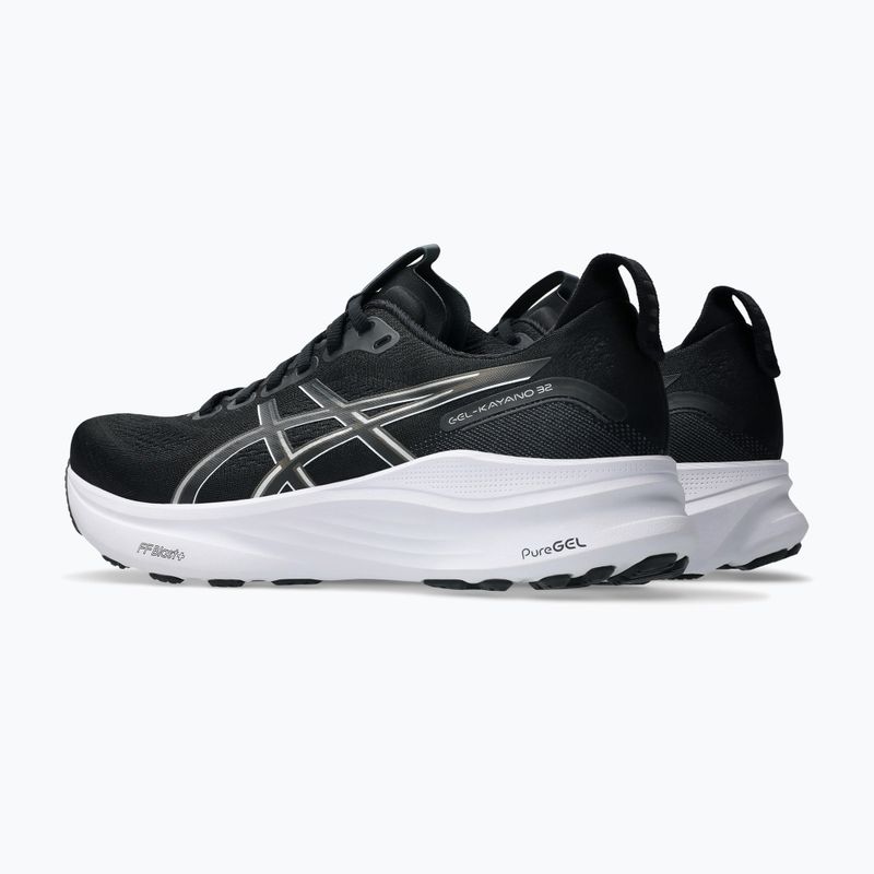 ASICS Gel-Kayano 32 férfi futócipő fekete/fehér 4