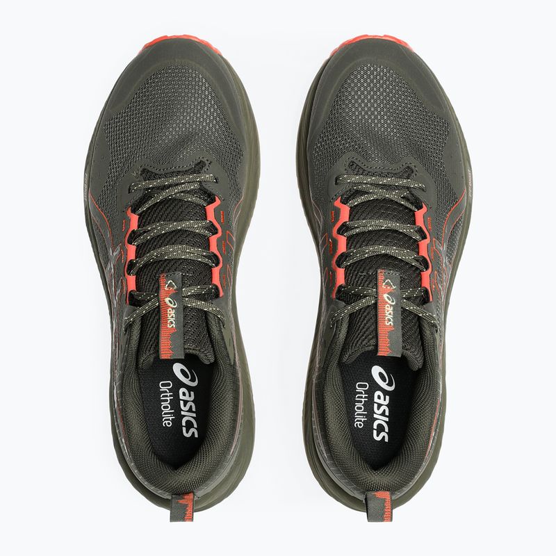 ASICS Trabuco Terra 3 barna kő/csípős piros férfi futócipő 6