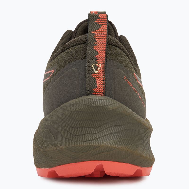 ASICS Trabuco Terra 3 barna kő/csípős piros férfi futócipő 6