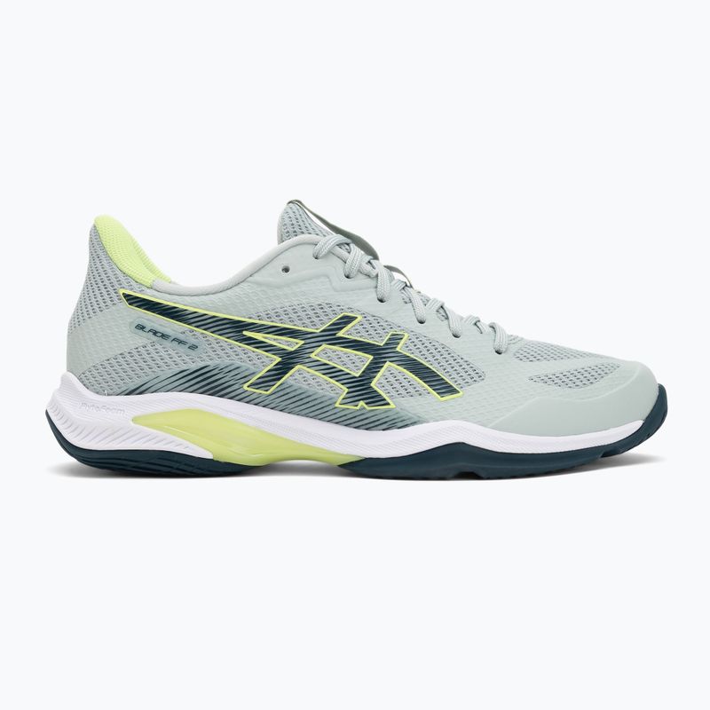 ASICS Blade FF 2 férfi röplabdacipő lichen rock/tranquil teal 2