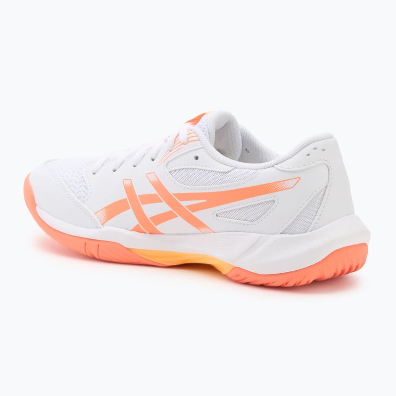 ASICS női röplabdacipő Gel-Rocket 12 fehér/élénk korall 3