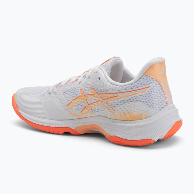 ASICS női röplabdacipő Netburner Ballistic FF 4 fehér/élénk korall 3