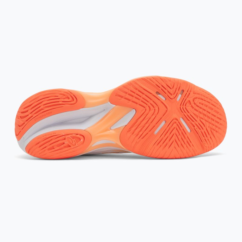ASICS női röplabdacipő Netburner Ballistic FF 4 fehér/élénk korall 4
