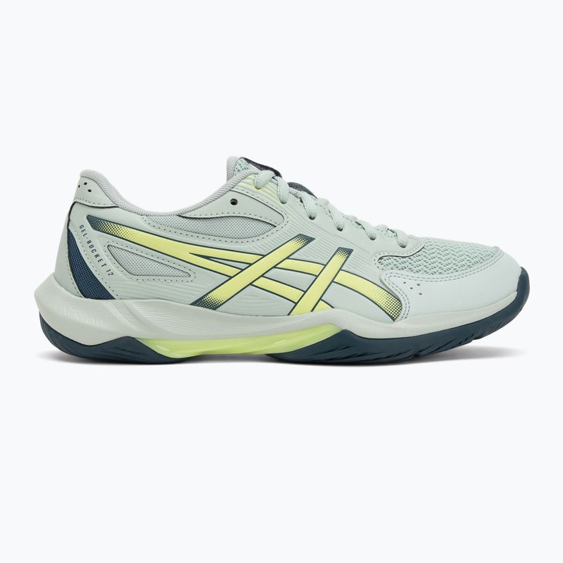 ASICS férfi röplabda cipő Gel-Rocket 12 lichen rock/tranquil teal 2