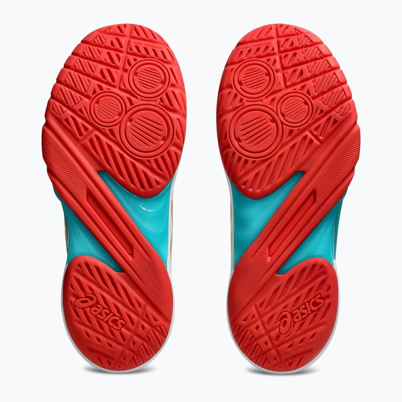 Női ASICS Powerbreak FF röplabdacipő fehér/tengerzöld 13