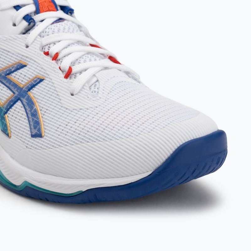Férfi ASICS Netburner Ballistic FF 4 röplabdacipő fehér/asics kék 7