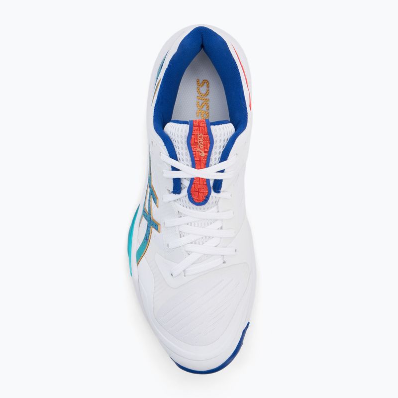 Férfi ASICS Sky Elite FF 3 röplabdacipő fehér/asics kék 5