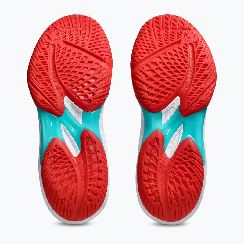 Női ASICS Sky Elite FF 3 röplabdacipő fehér/tengerzöld 13