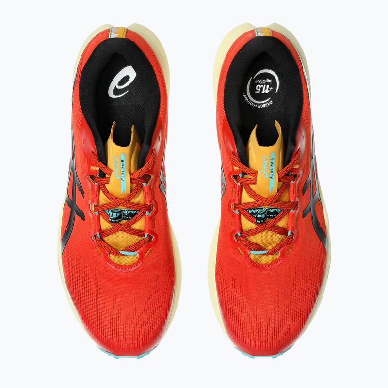 ASICS Fuji Lite 6 vörös agyag/fekete férfi futócipő 14