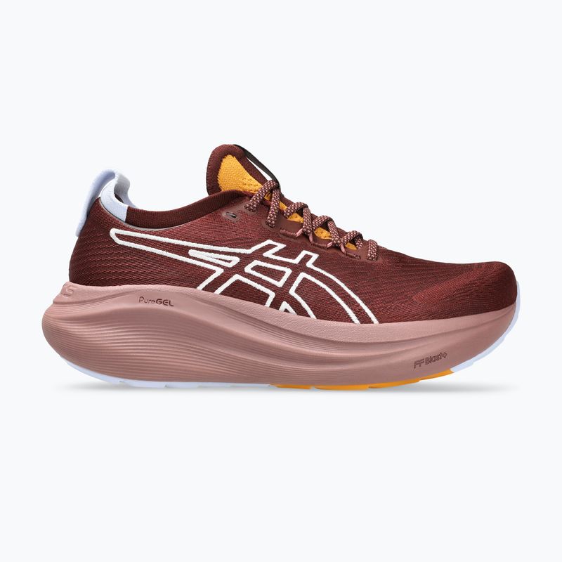 Női futócipő Asics Gel-Nimbus 27 TR nature bathing/sötétvörös planet 8