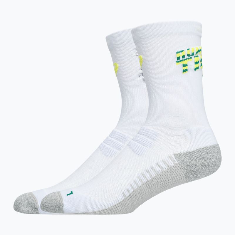ASICS Performance Run Crew waterscape / electric lime zokni 2