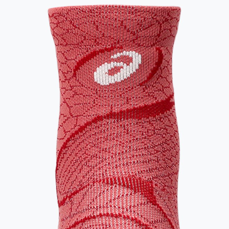 ASICS Performance Run sötét rózsaszín agyag zokni 3