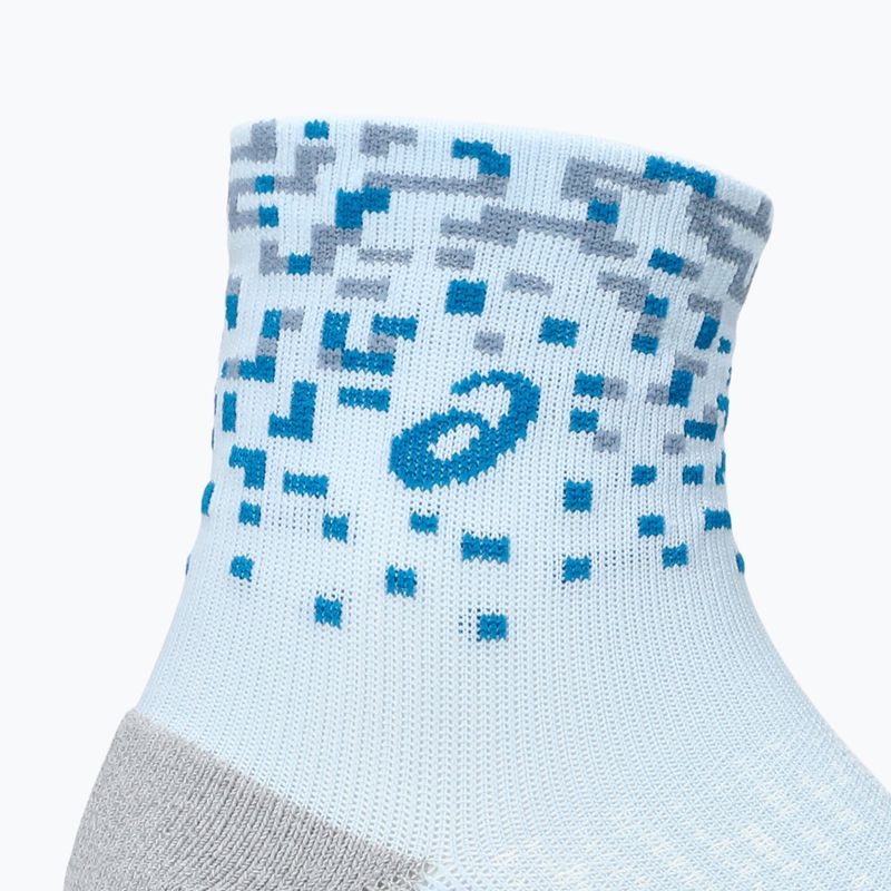 Zokni ASICS Performance Run Quarter arctic blue/aegean blue/grey blue 3