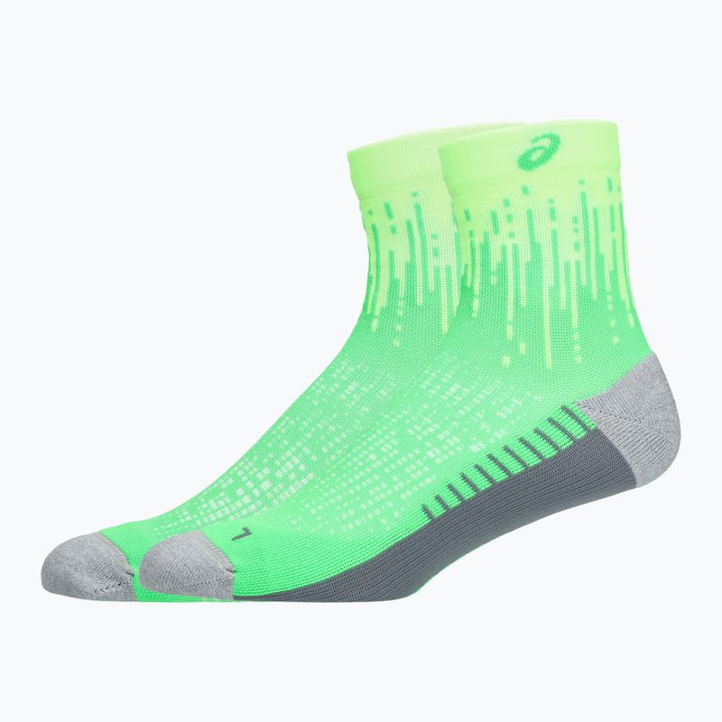 Zoknik ASICS Performance Run Quarter illuminate green/vital green 2